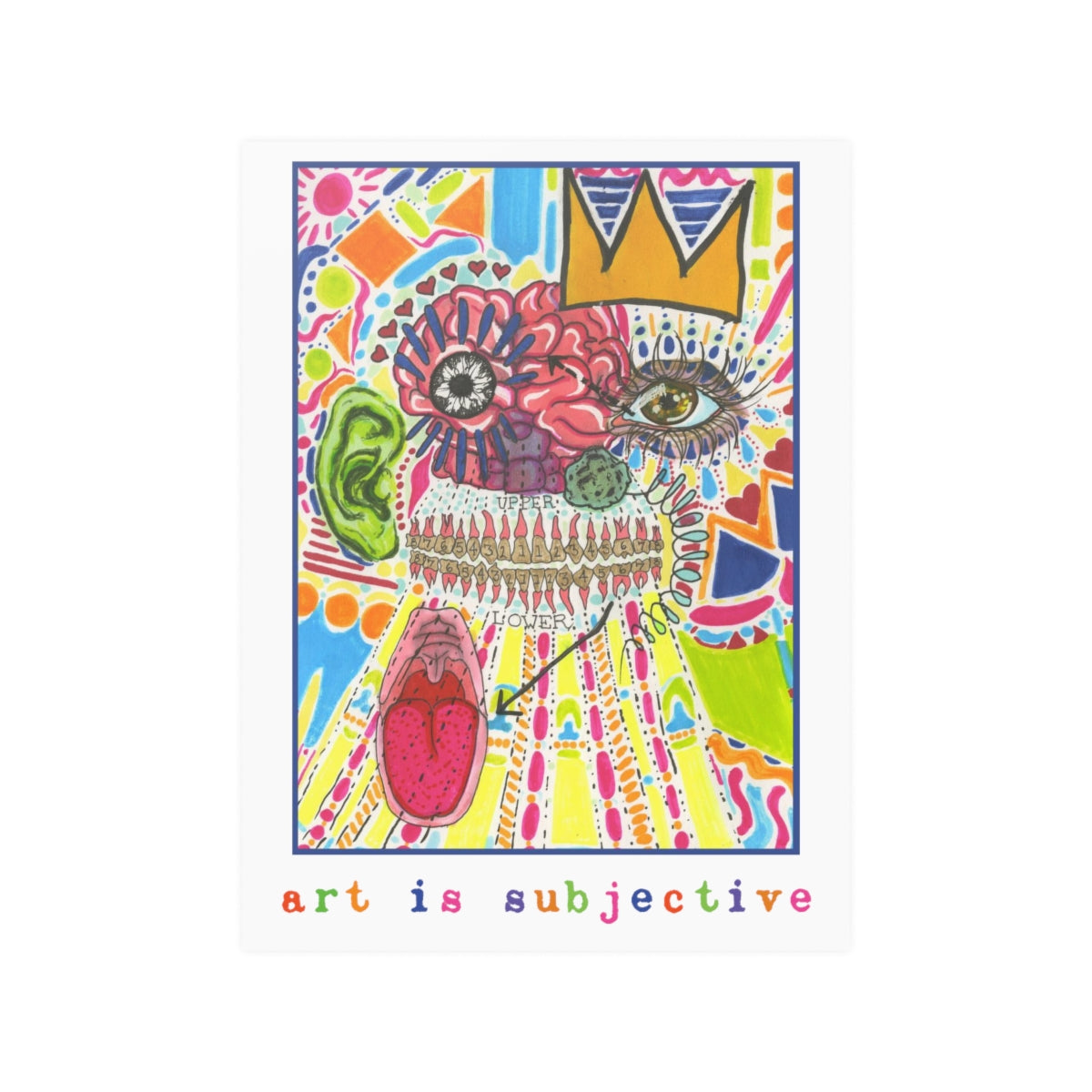 art is subjective poster